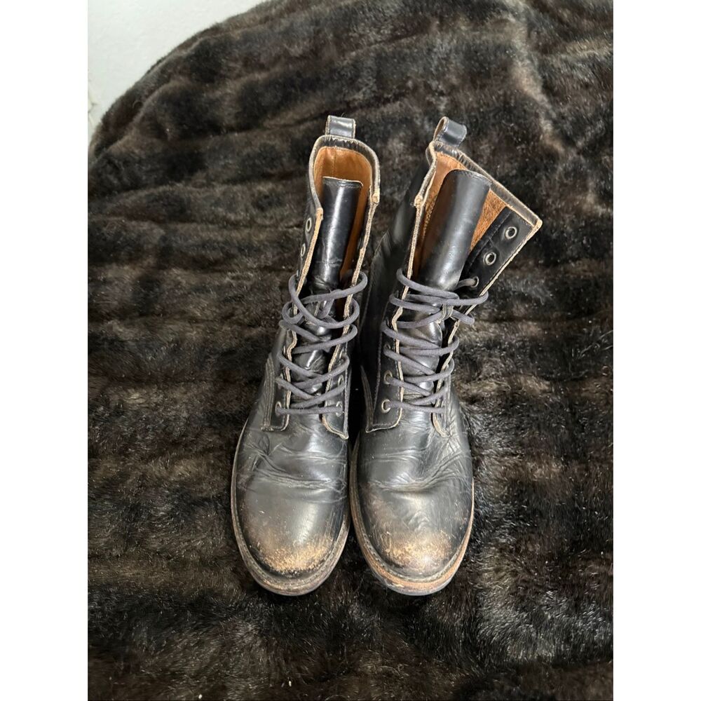 Frye Women's Veronica Flex Combat Boot Black Size 8.5 B